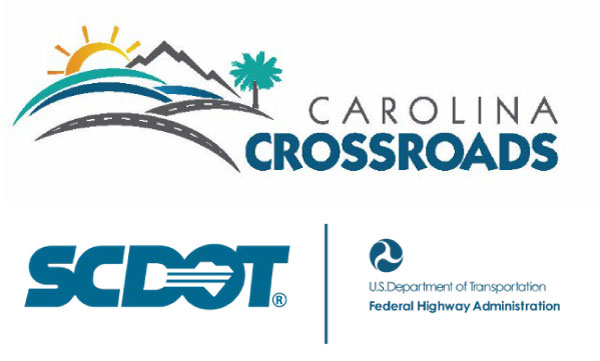 carolina crossroads logo and scdot logo