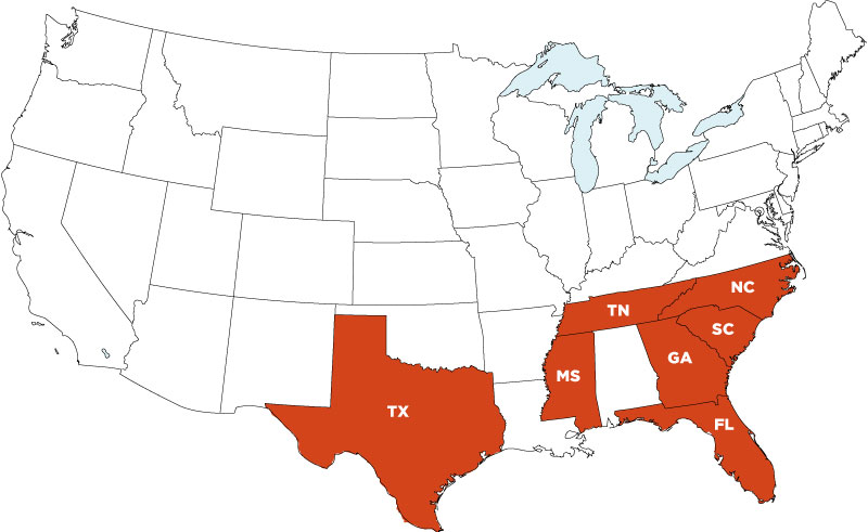 States where Wi-Skies is Registered SBE